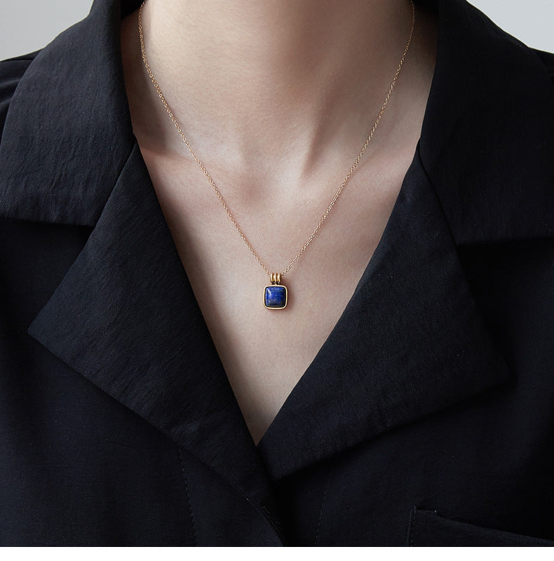 Aventurine dainty Pendant necklace Wander + Pray