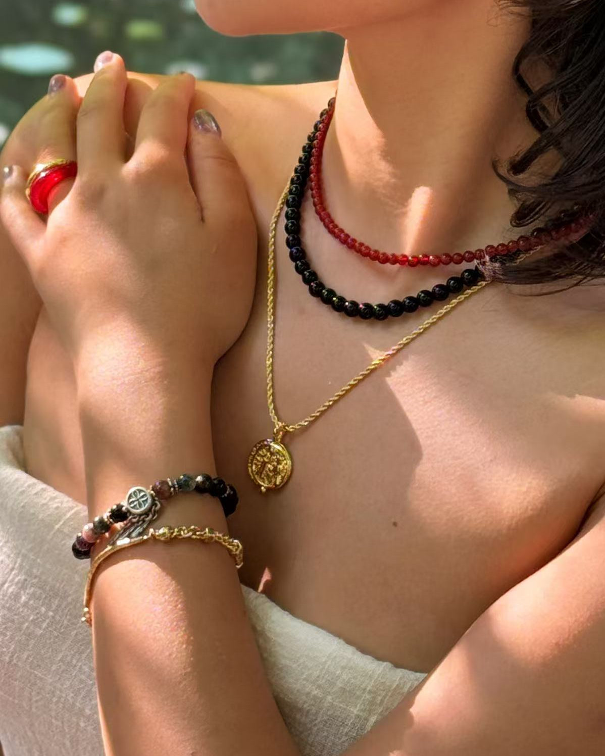Dreamcatcher Tourmaline Bracelet Wander + Pray