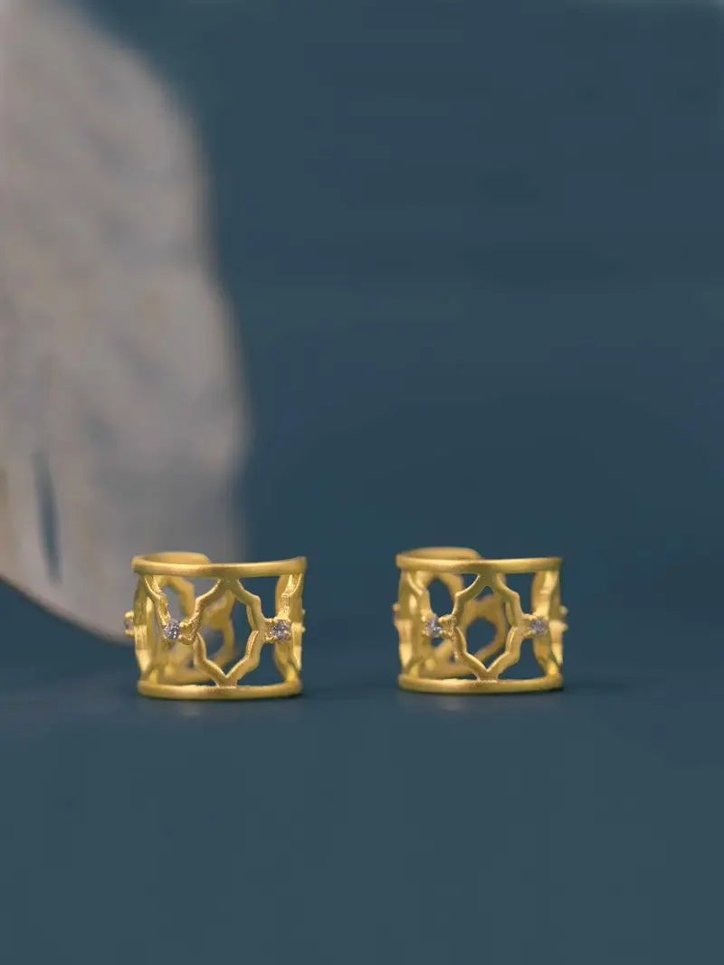 Classical Motif Ear cuff Wander + Pray