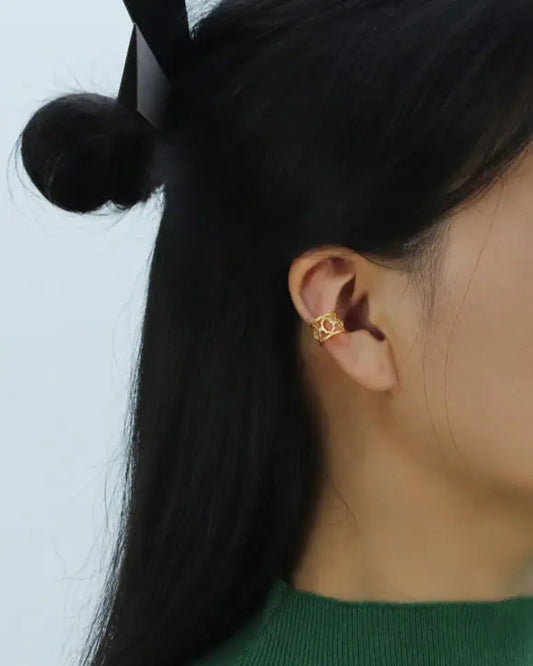 Classical Motif Ear cuff Wander + Pray