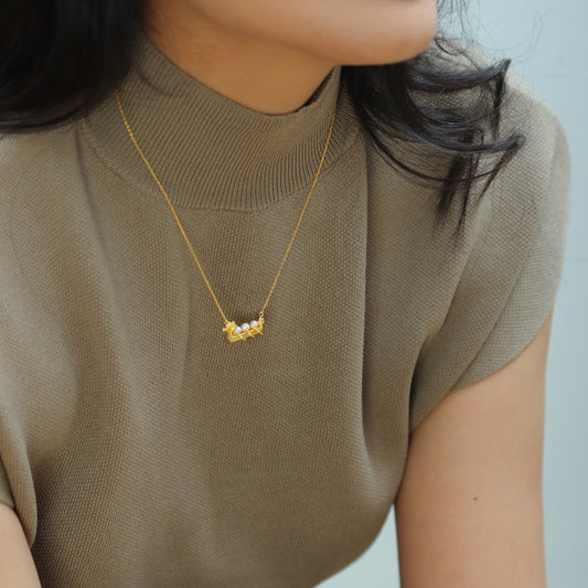 Dragon boat pendant with pearl Wander + Pray