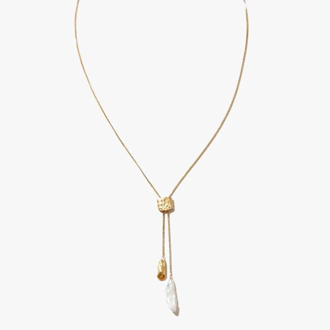 Versatile Pearl & Gold chain - Wander + Pray