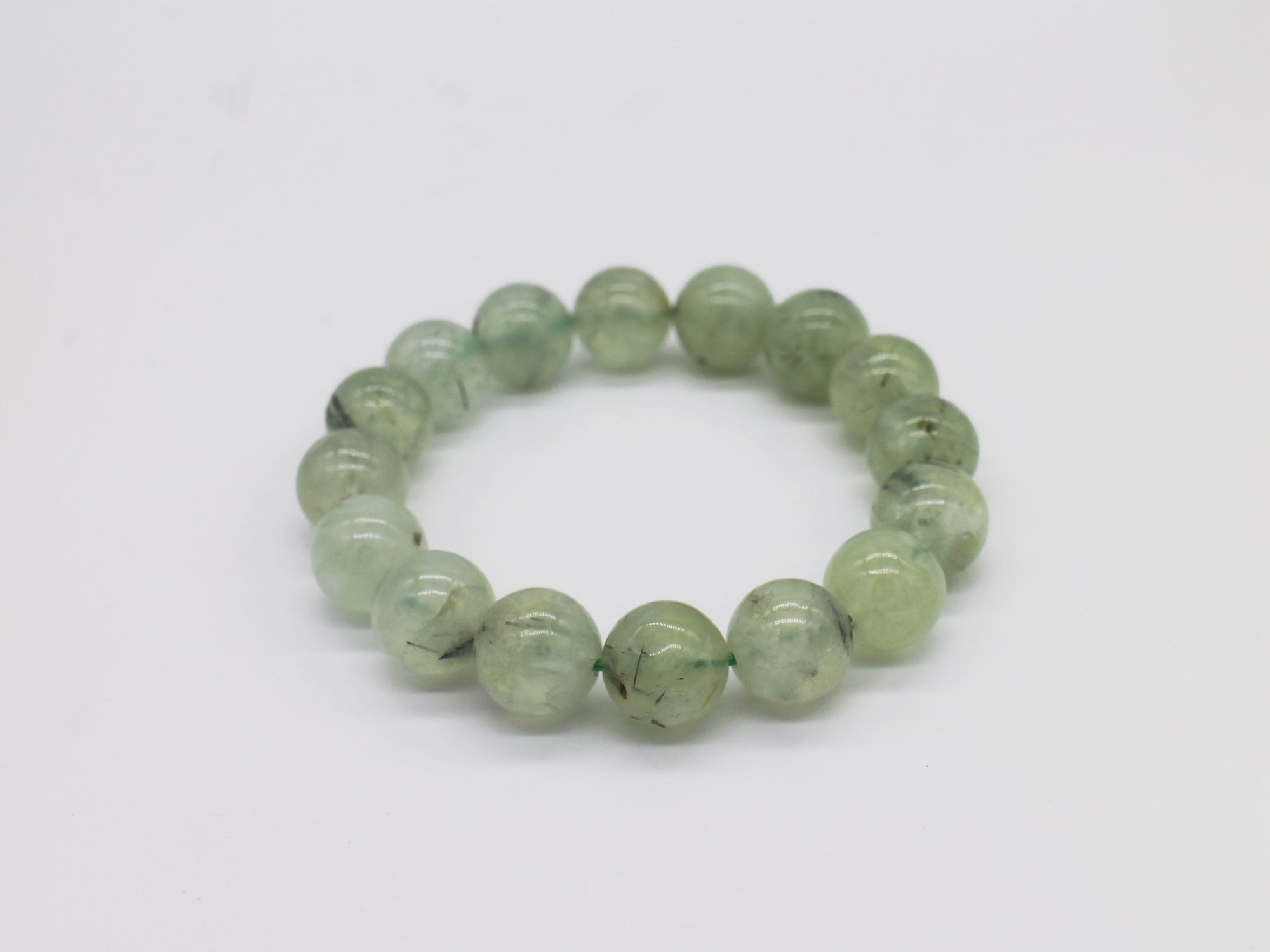 Prehnite Beads Bracelet Wander + Pray