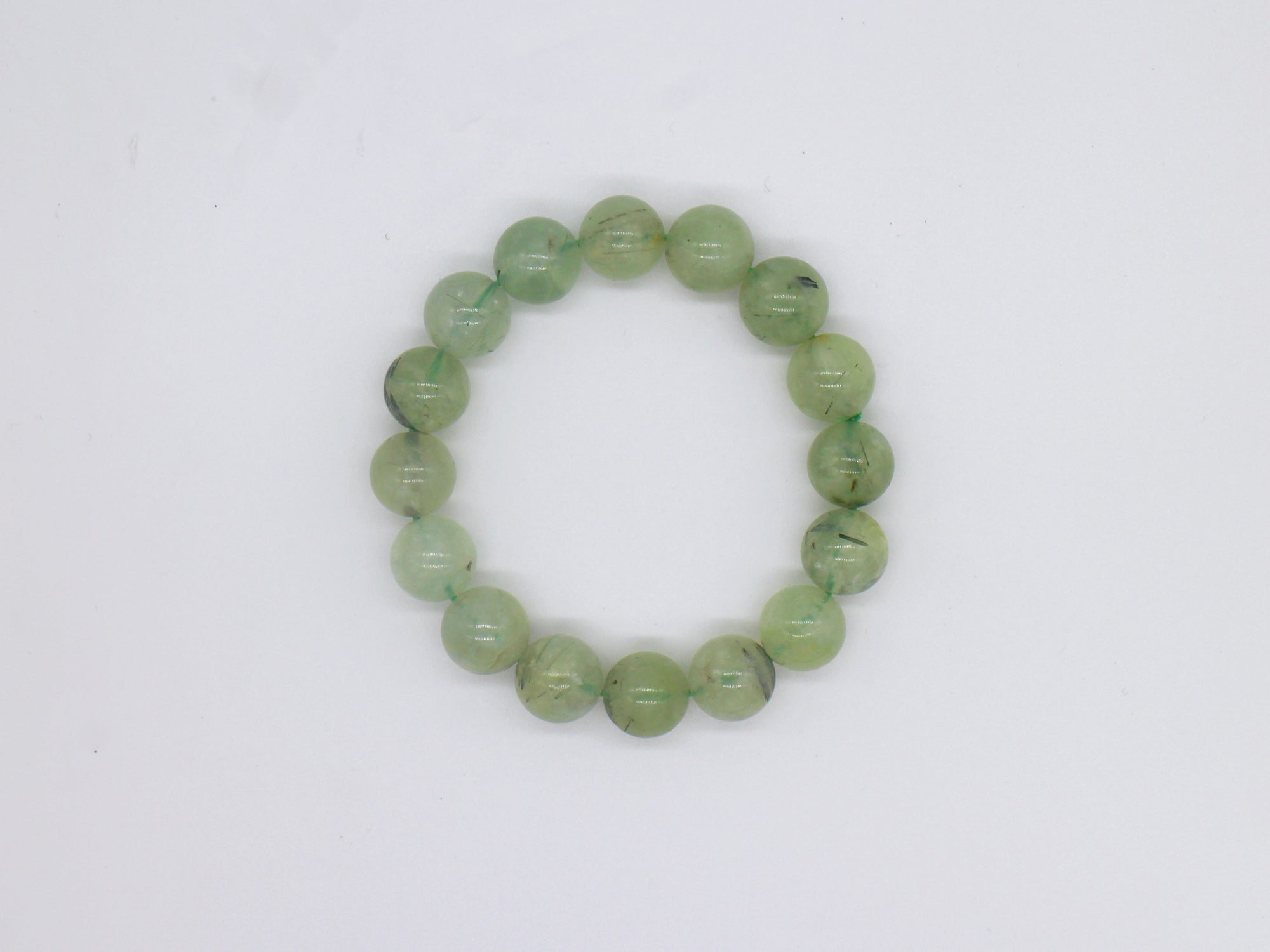Prehnite Beads Bracelet Wander + Pray