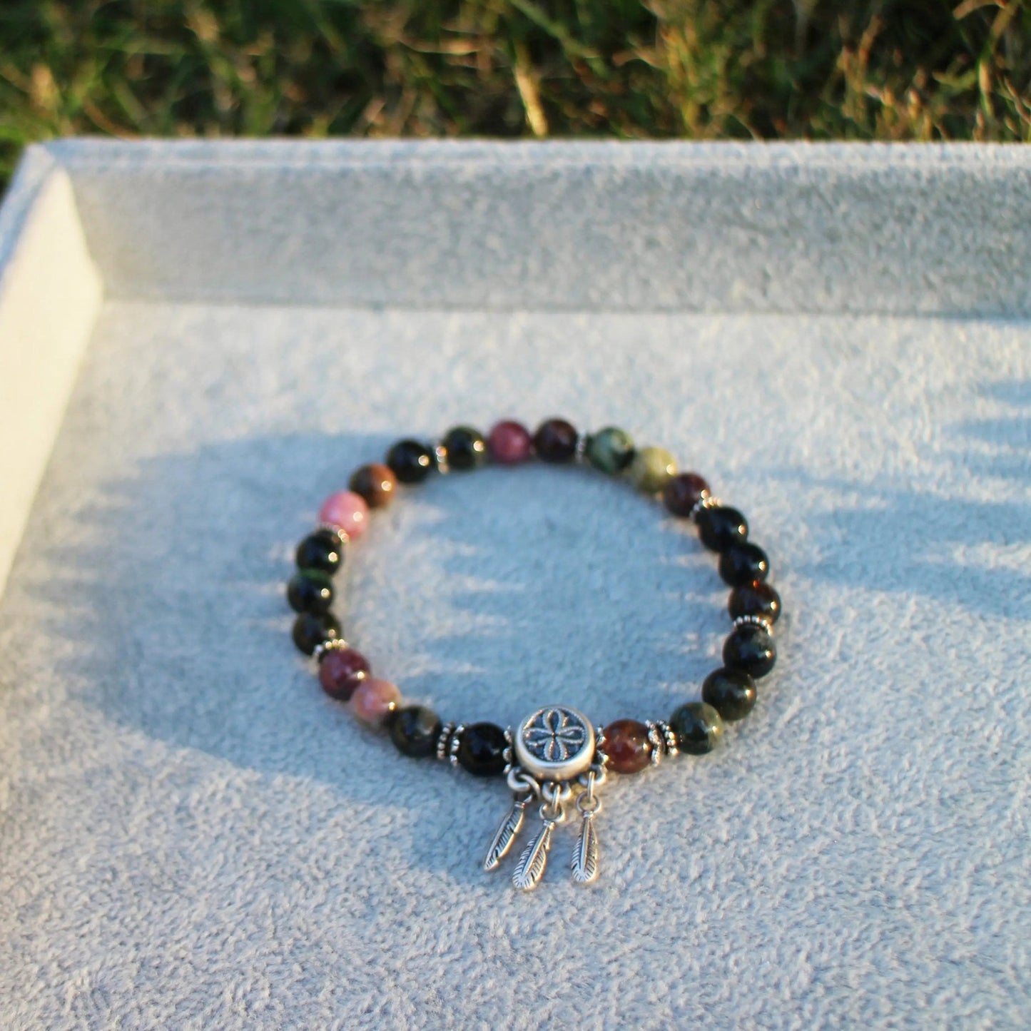 Dreamcatcher Tourmaline Bracelet Wander + Pray