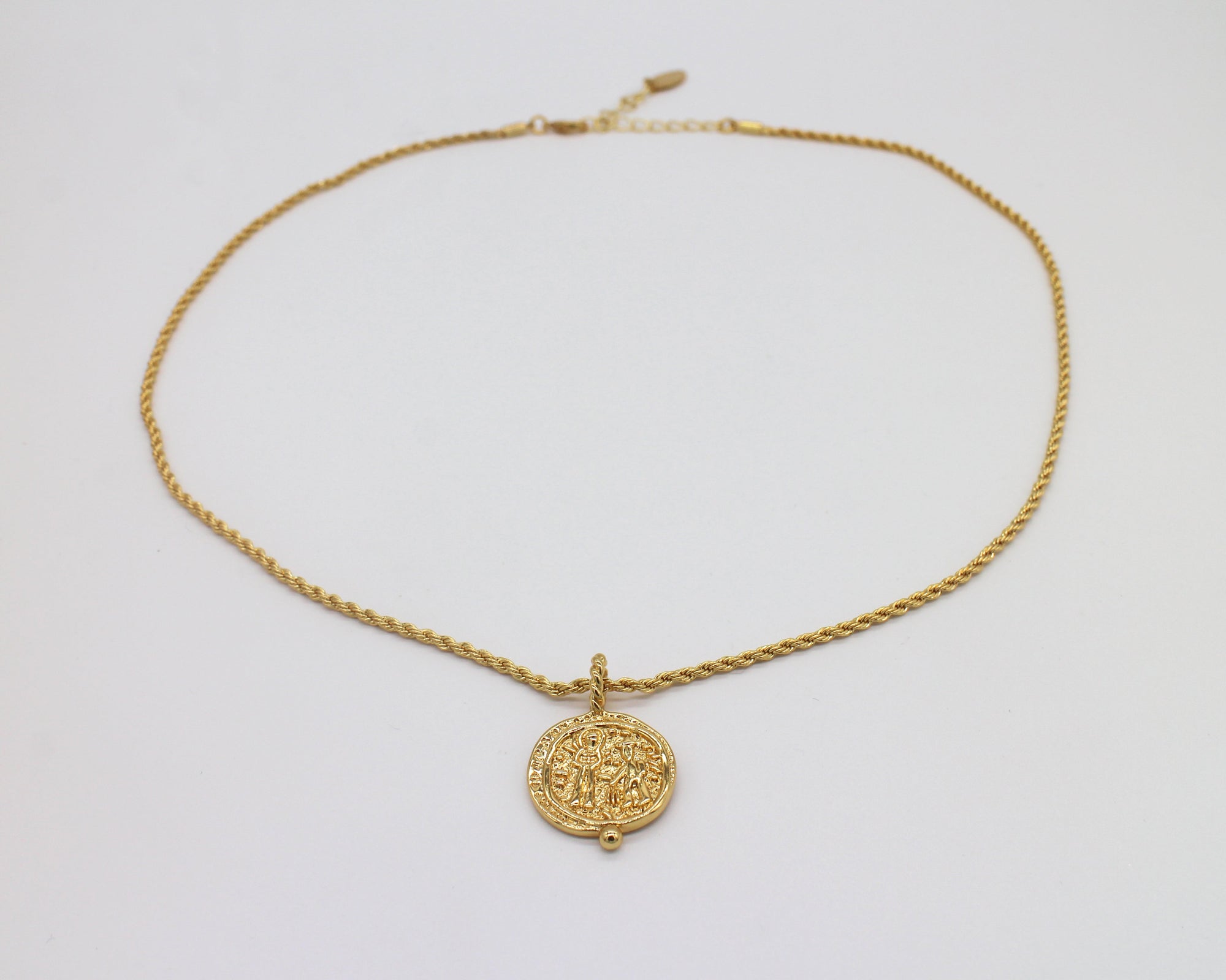 Egyptian Coin Necklace Wander + Pray