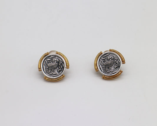 Wisdom Coin Ear Stud Wander + Pray