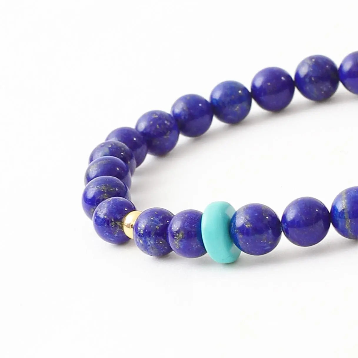 Fine Lapis Lazuli bracelet for Self-awareness - Wander + Pray