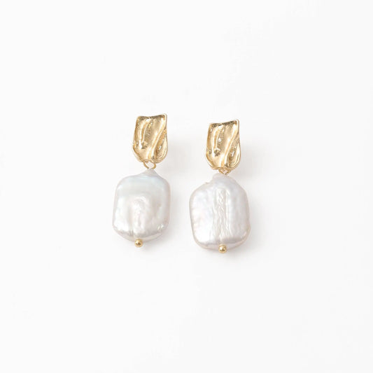 Baroque Pearl Earring - Wander + Pray