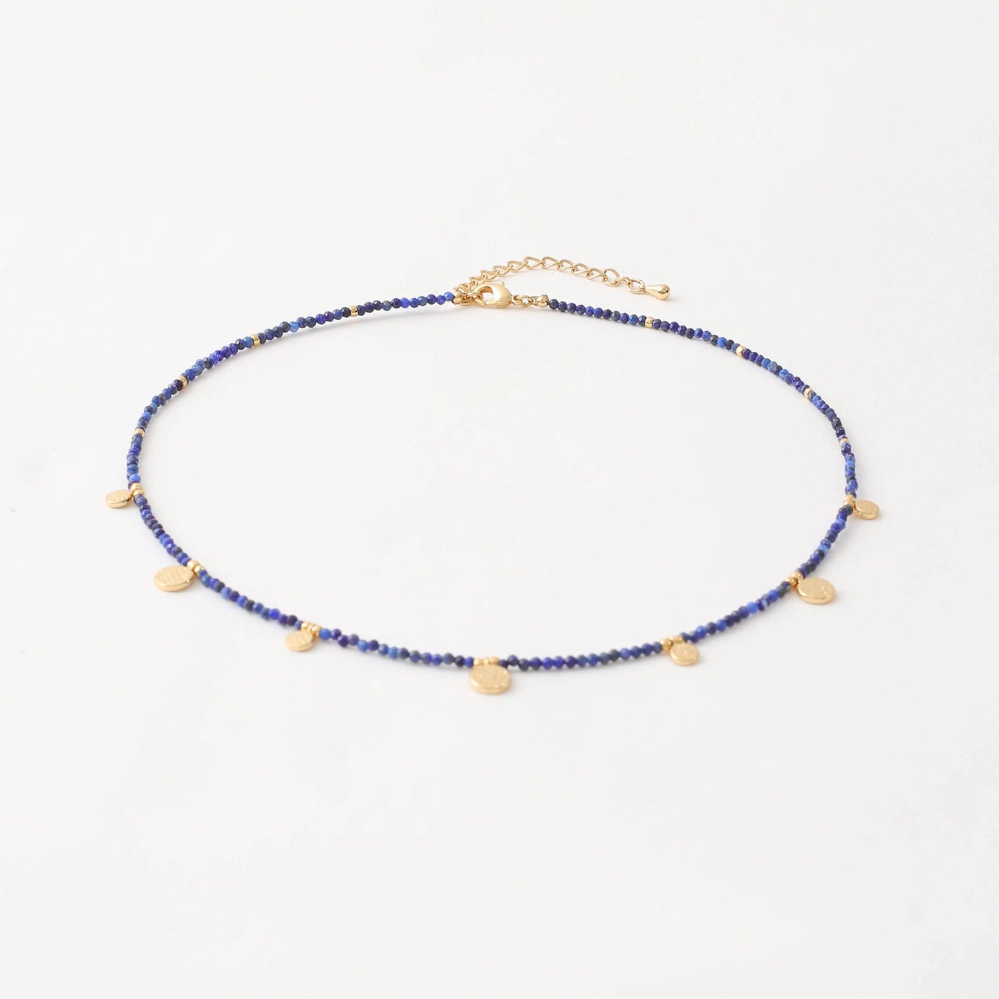 lapis lazuli Collar necklace - Wander + Pray