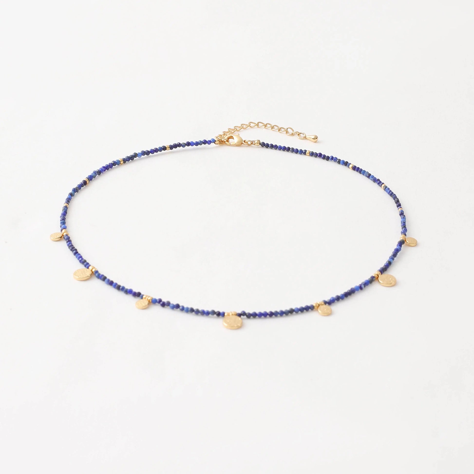 lapis lazuli Collar necklace - Wander + Pray