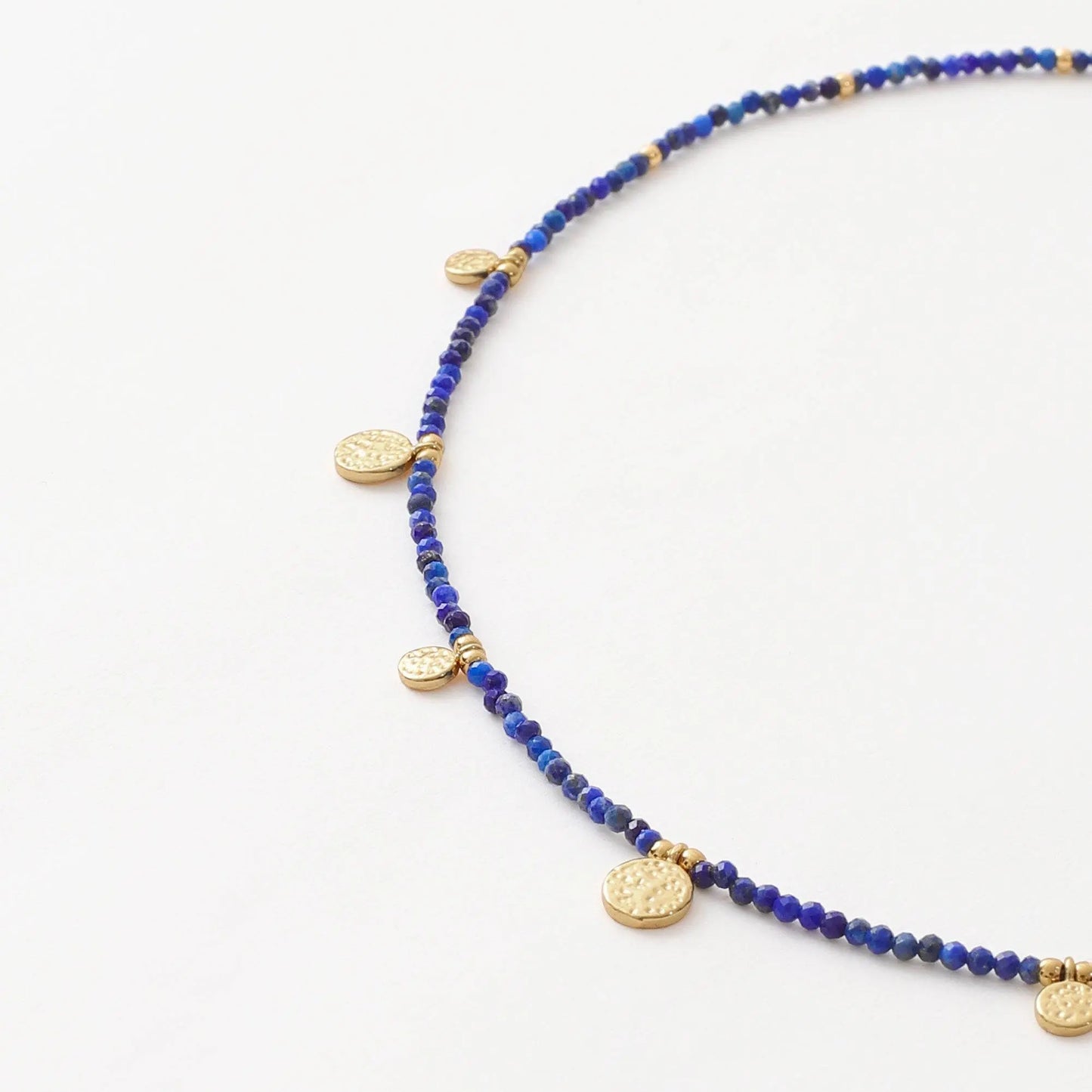 lapis lazuli Collar necklace - Wander + Pray