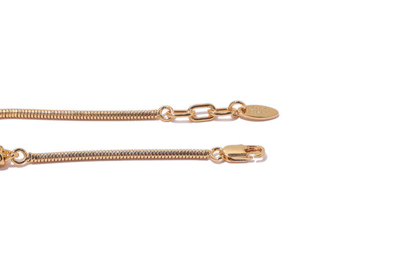 Gold and Zircon Bracelet (Copy) Wander + Pray
