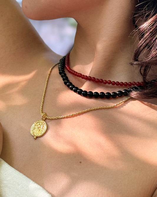 Egyptian Coin Necklace Wander + Pray